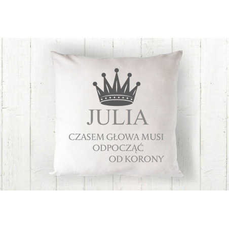 Imię Czasem głowa musi odpocząć od korony