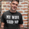 my wife said no