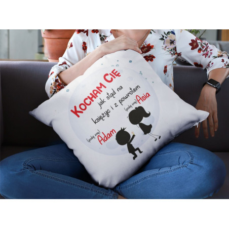 KOCHAM CIĘ JAK STĄD NA KSIĘŻYC I Z POWROTEM (IMIONA)