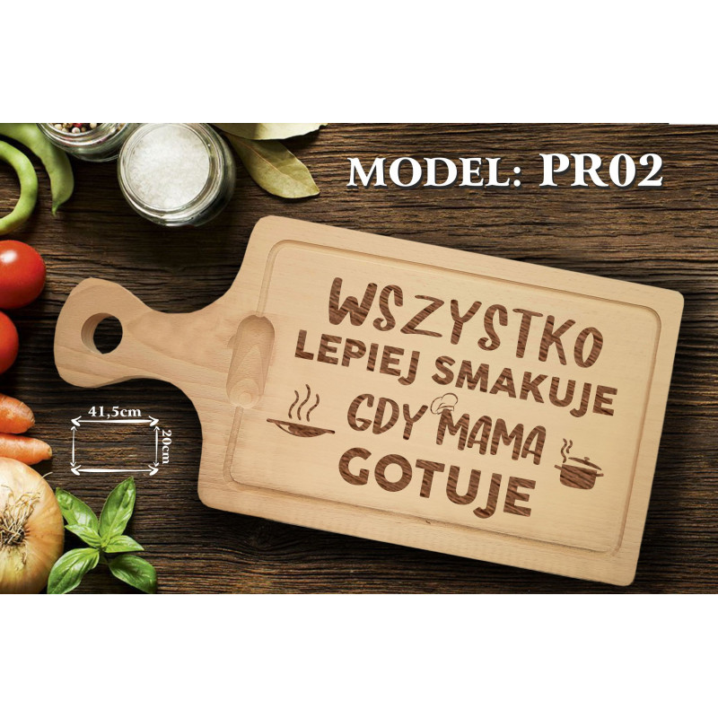 deska z grawerem WSZYSTKO LEPIEJ SMAKUJE GDY MAM GOTUJE deska z grawerem WSZYSTKO LEPIEJ SMAKUJE GDY MAM GOTUJE