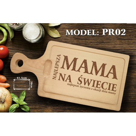 deska z grawerem NAJLEPSZA MAMA NA ŚWIECIE