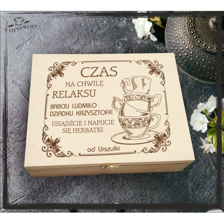 CZAS NA CHWILĘ RELAKSU BABCIU (IMIĘ) DZIADKU (IMIĘ) ....