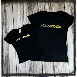 MAŁAZOŁZA, DUŻAZOŁZA (ZŁOTY NAPIS)