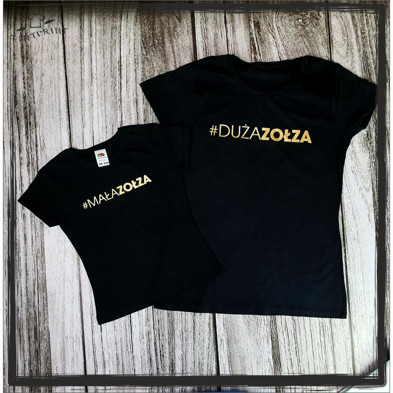 MAŁAZOŁZA, DUŻAZOŁZA (ZŁOTY NAPIS)