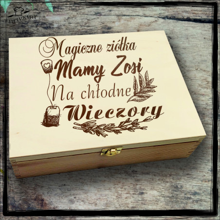 MAGICZNE ZIÓŁKA MAMY (IMIĘ) NA CHŁODNE WIECZORY
