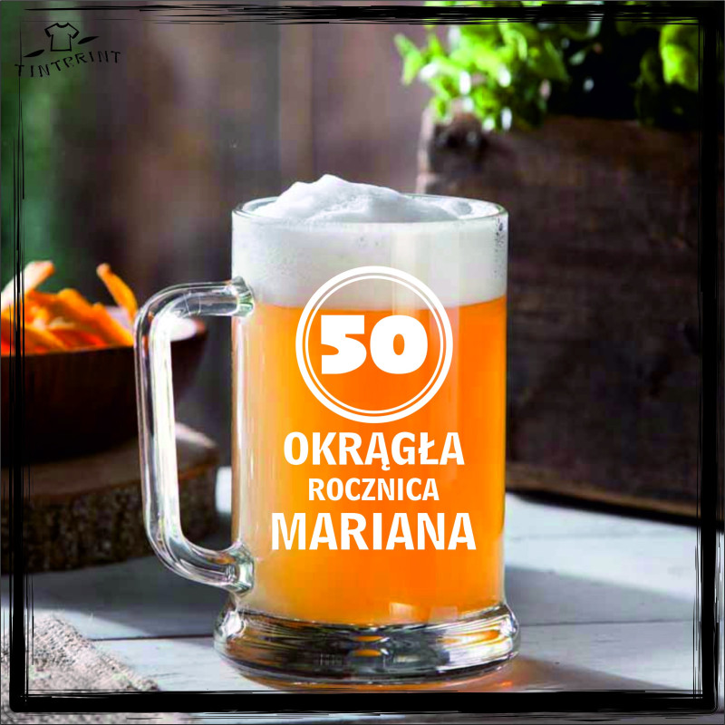 50 okrągła rocznica mariana KUFEL Z GRAWEREM