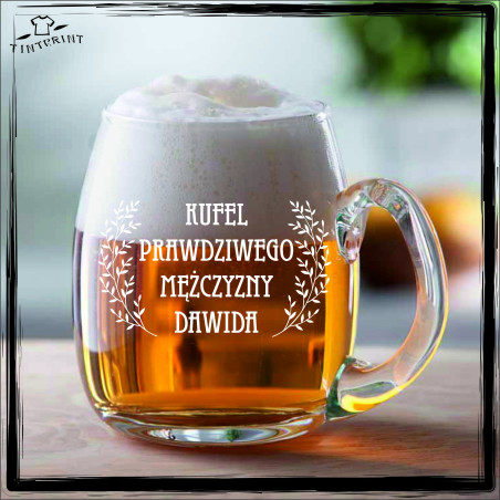 KUFEL PRAWDZIWEGO MĘŻCZYZNY (IMIĘ) KUFEL Z GRAWEREM