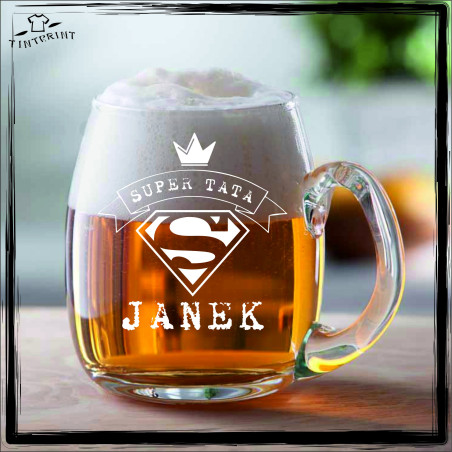 SUPER TATA (IMIĘ) KUFEL Z GRAWEREM