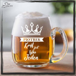 (IMIĘ) KRÓL JEST TYLKO JEDEN KUFEL Z GRAWEREM