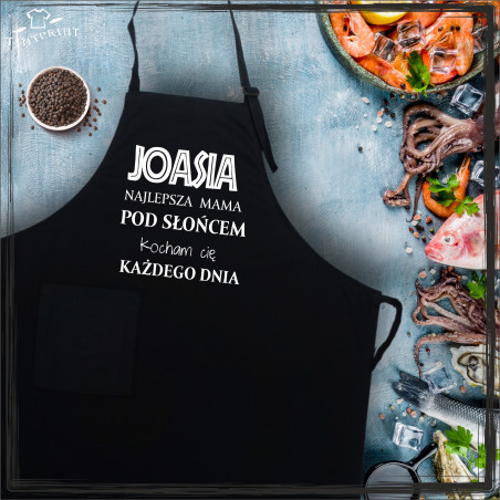 Fartuch - (imię) najlepsza mama pod słońcem