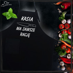 Fartuch - (imię) ma zawsze racje