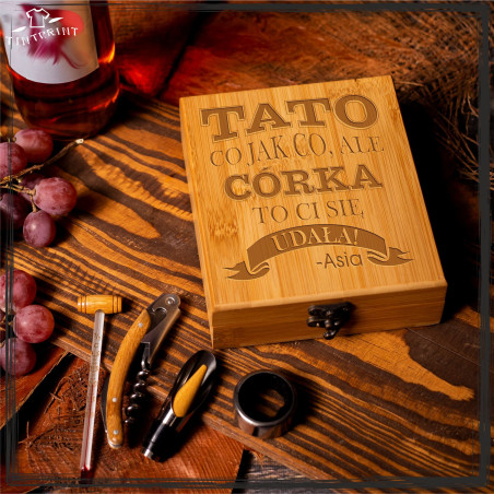 Zestaw- Tato co jak co ale córka/Córki to Ci sie udała (imię)