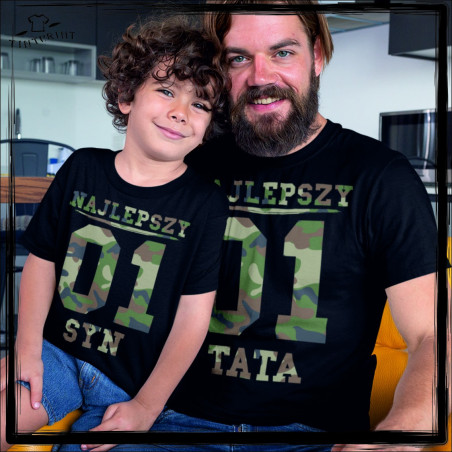 Najlepszy Tata i Najlepszy Syn – zestaw moro