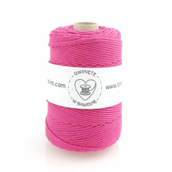 Piwonia - 3mm 200m Sznurek bawełniany skręcany