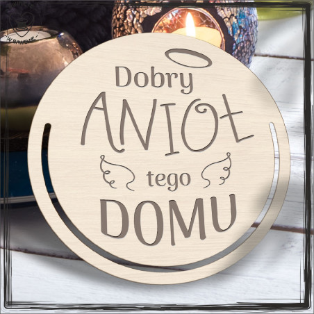 Baza grawerowana dobry anioł tego domu