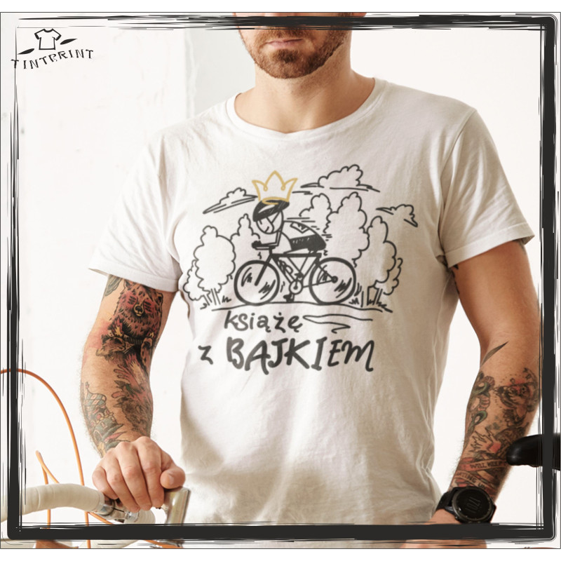 KSIĄŻĘ Z BAJKIem T-SHIRT Z NADRUKIEM KSIĄŻĘ Z BAJKIem T-SHIRT Z NADRUKIEM