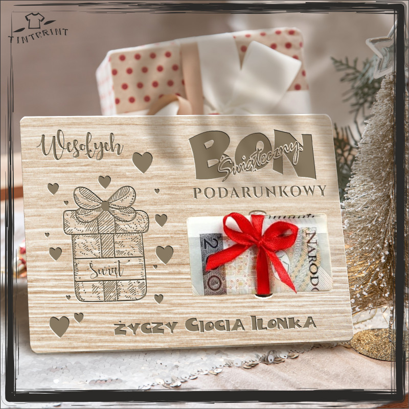 ŚWIĄTECZNY BON PODARUNKOWY 6 ŚWIĄTECZNY BON PODARUNKOWY 6