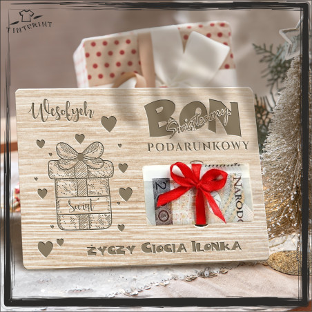 ŚWIĄTECZNY BON PODARUNKOWY 6
