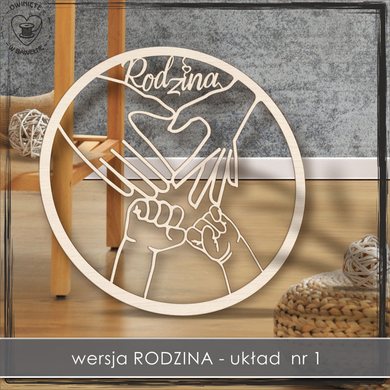 Obręcz rodzinna- ręce 1 , koło, baza do łapacza Obręcz rodzinna- ręce 1 , koło, baza do łapacza