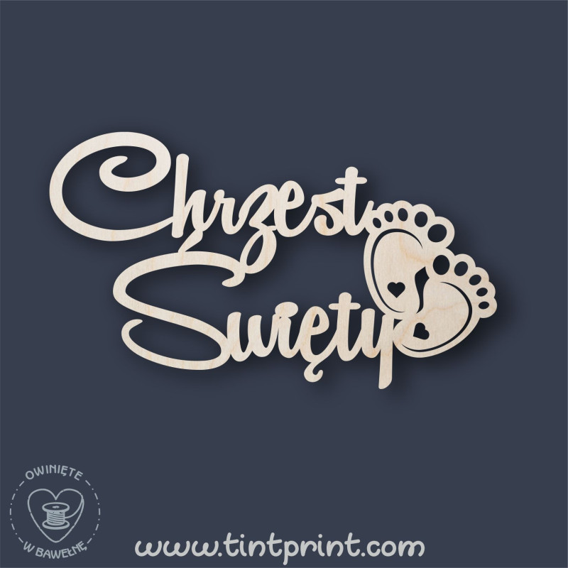 Napis Chrzest 5 Napis Chrzest 5
