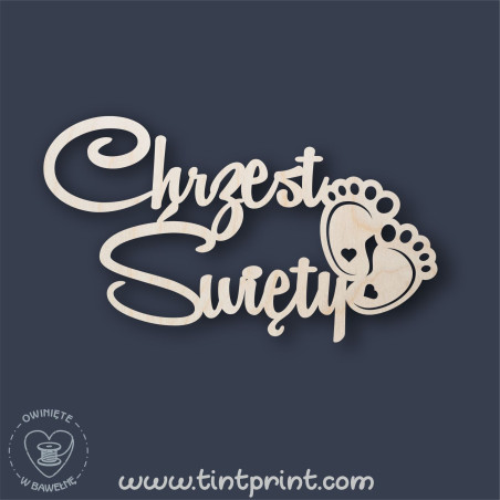 Napis Chrzest 5