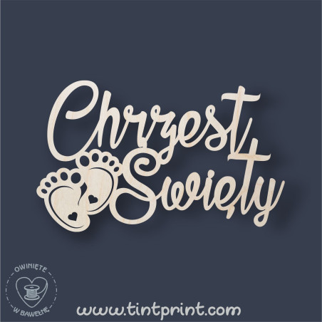 Napis Chrzest 9