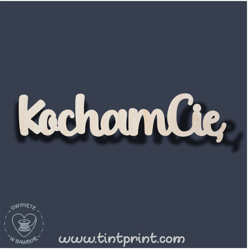 Napis kocham 4 Napis kocham 4
