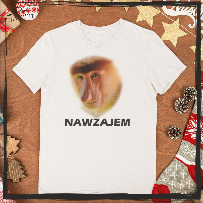 NAWZAJEM koszulka z nadrukiem NAWZAJEM koszulka z nadrukiem
