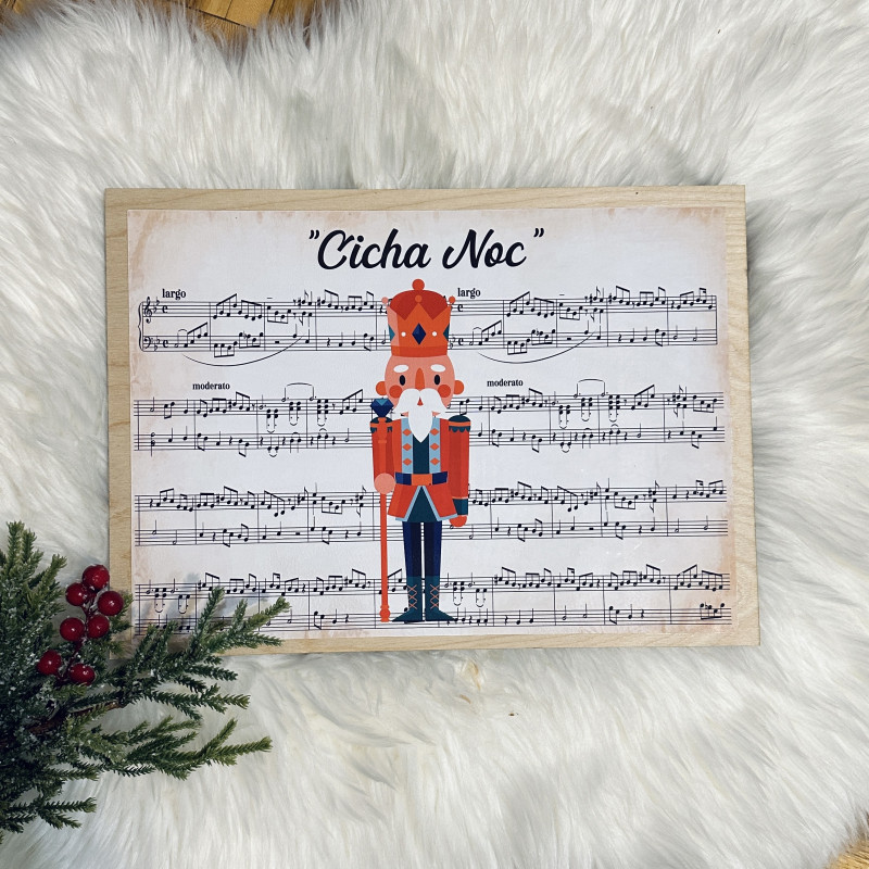 Drewniana tabliczka Merry Christmas 37x26,5 Drewniana tabliczka Merry Christmas 37x26,5