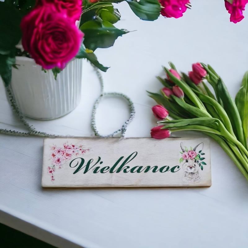 Tabliczka podłużna wielkanoc Tabliczka podłużna wielkanoc