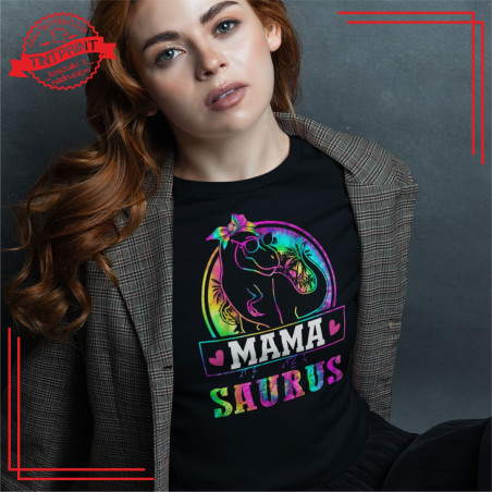 MAMA SAURUS KOLOR koszulka dla mamy