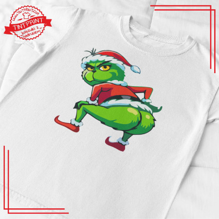 Koszulka "Grinch z humorem" – Świąteczny żart w dobrym stylu!
