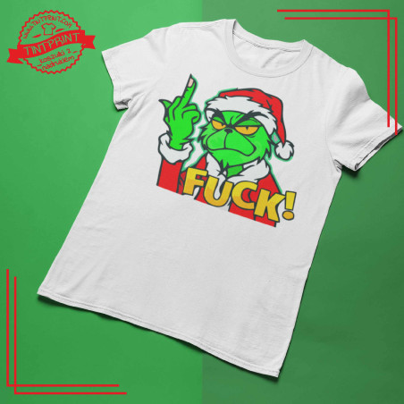 Koszulka "Świąteczny Grinch" – Zabawny świąteczny bunt