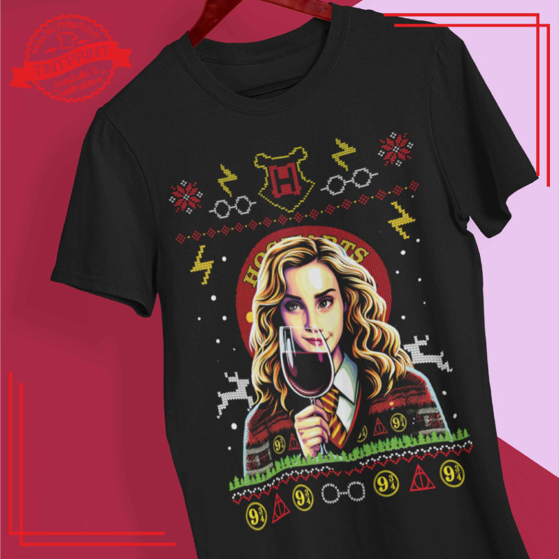 Koszulka "Świąteczna Hermiona" – Magia świąt w Twoim stylu Koszulka "Świąteczna Hermiona" – Magia świąt w Twoim stylu