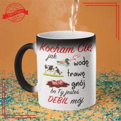 Kubek „Kocham Cię jak kaczka wodę…” – zabawny prezent dla par