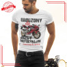 Urodzony do jazdy motocyklem – koszulka z nadrukiem dla motocyklisty