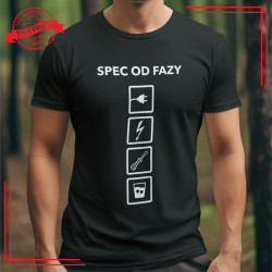koszulka dla elektryka, śmieszna koszulka, spec od fazy