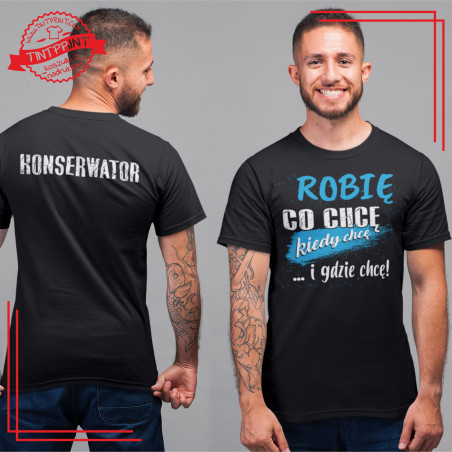 personalizowana koszulka, koszulka z dowolnym napisem, śmieszna koszulka