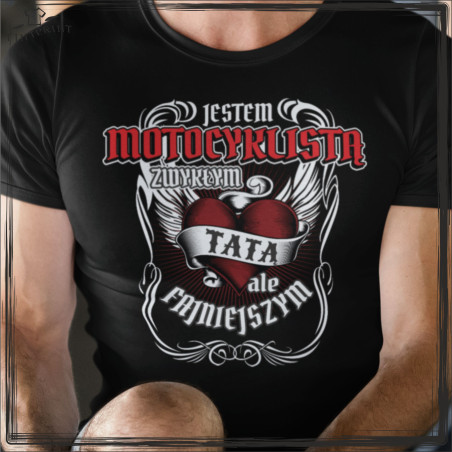 koszulka dla motocyklisty, koszulka dla taty, koszulka z motorem
