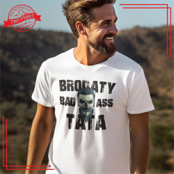 Brodaty Badass Tata – koszulka dla faceta z brodą