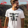 Brodaty Badass Tata – koszulka dla faceta z brodą