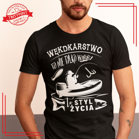 koszulka wędkarstwo, koszulka dla wędkarza, prezent dla wędkarza