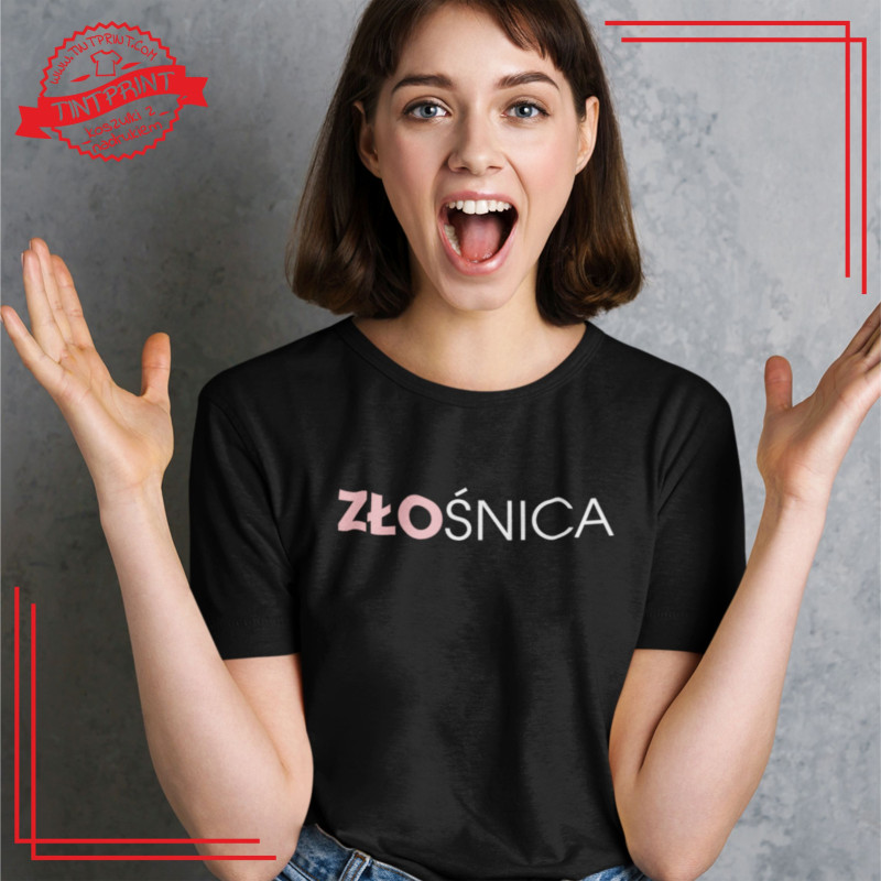 Koszulka „Złośnica” – śmieszna koszulka dla kobiet z charakterem Koszulka „Złośnica” – śmieszna koszulka dla kobiet z charakterem