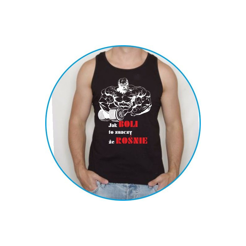 Koszulka na siłownię ramiączka 19