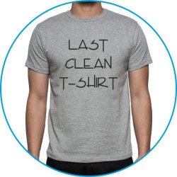 last clean t-shirt