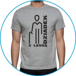 dziadek z laską